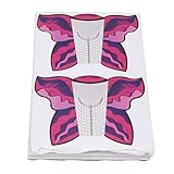 Nagelformen, Nagelaufkleber mit Französischer Spitze, Selbstklebende...