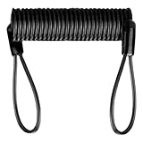 Helmschlosskabel: flexibles Spiraldrahtseil, leichte Verriegelungsschleife, Sicherheit des...