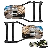 Wohnwagen Spiegel Auto, 2 Stück Universal Außenspiegel, Auto Doppel Seitenspiegel, Außenspiegel...