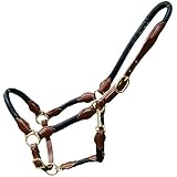 Brama West Pferderhalfter Leder Halfter -Big Joe- Stallhalfter auch als Vorführhalfter, Gr. Cob -...