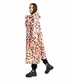 Jubi® Regenponcho Damen aus 100% Recycled Polyester - Jaguar print- Nachhaltig, Leicht &...