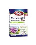 Abtei Mariendistelöl Plus - Mariendistelölkapsel mit Artischocke zur Unterstützung der Leber und...