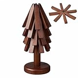 Untersetzer Baum aus Holz - Topfuntersetzer Set aus Holz, Topfuntersetzer Küchenuntersetzer |...