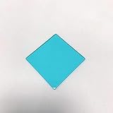 Mehrere Größen, quadratisch, 400 nm bis 700 nm, Hochpass-Blaulichtfilterglas, Typ QB39 BG39 (Color...