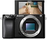 Sony Alpha 6100 | APS-C Spiegellose Kamera ( Schneller 0,02s-Autofokus, Autofokus mit Augenerkennung...