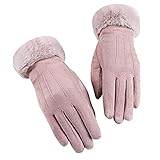 Handschuhe Damen, Winter Handschuhe Warme Touchscreen Handschuhe Outdoor Sport Fahrradhandschuhe...