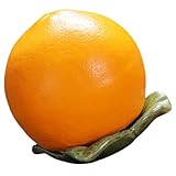 SEWACC Dekorative Keramik Teedose mit Dichtem Deckel Orangefarbener Kleiner Vorratsbehälter für...