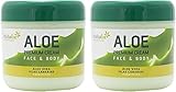TABAIBA, aloe vera körper creme aloe vera creme Tabaibaloe Premium Gesicht und Körper Creme x 2...