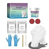 Gmokluytw Abdruck-Set Für Hände,Gipsabdruck-Set Für Paare Zum Selbermachen - Handgemachtes...