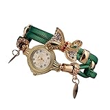 Creative Watch Simple Style Roman Numerals Analogue Multifunctional Butterfly Vintage Bracelet Watch