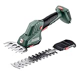 Metabo Akku-Strauch- und Grasschere SGS 18 LTX Q (601609850) 18V, präzise Formschnitte an Büschen,...