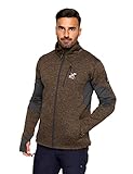 RevolutionRace Fusion Fleece für Herren, perfekt für Wanderungen und Outdoor-Abenteuer, Mud, L
