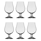 Stölzle Lausitz Biertulpe Berlin 6er-Set I 390ml Biergläser Set optimal für Bierliebhaber I...
