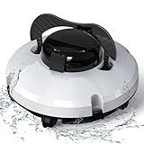 ADSAQOP Poolroboter, Kabelloser Wiederaufladbarer Poolsauger, Poolreiniger mit Selbstparkend, 120...