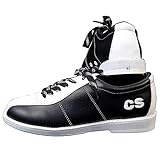 Professionelle Herren-Bowlingschuhe, neutrale Mikrofaser, leicht, weiß, Sport-Sneaker für...