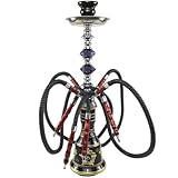 Wasserpfeife Shisha Hookah Set 50cm mit 4 Schläuchen inkl. Bar ktv Shisha Full Set Bar Arabische...