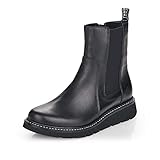 Remonte Damen D3970 Chelsea-Stiefel, schwarz/schwarz / 01, 38 EU