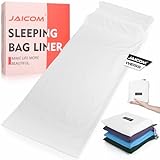 JAICOM Hüttenschlafsack aus Mikrofaser, Kleines Packmaß & besonders weich und Leichter Schlafsack...