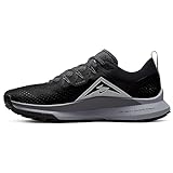 Nike Herren React Pegasus Trail 4 Sneaker, Black/Aura-Dark Grey-Wolf Grey, 43 EU