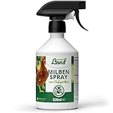 HÜHNERLand I Milben Spray für Hühner 500ml – Gegen Milben & Parasiten, Milbenspray Milben Stop,...