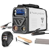 STAHLWERK Elektroden-Schweißgerät ARC 200 MD Digital – Vollausstattung – flexibel einsetzbar...