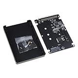 Xuanxi M.2 zu IDE-Gehäusebox B+M Key NGFF M.2 SSD auf 2,5 Zoll IDE-Konverter IDE-Adapter...