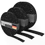 Terrassenpads Rolle 20m x 80mm x 10mm – Bautenschutzmatte aus Gummigranulat für Terrasse &...