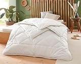 Badenia Trendline Eco Steppbett Kamel Leicht 135 x 200 cm, weiß, Öko- Tex Zertifiziert, produziert...