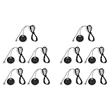 Hklshyd 10X Drahtlose Antennen Basis Mikrofon Antennen Basis mit Magnet 3 Meter Rg174 Kabel BNC...