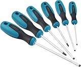 HAZET Schraubendreher-Satz 810/6PZ I 6-teiliges Werkzeug-Set, 4 x Schlitz- und 2 x Pozidriv-Profil...