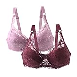 2er-Pack BHs für Damen, nahtlos, volle Abdeckung, Push-Up-BHs, nicht gepolstert, nahtloser BH,...