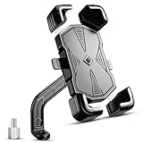 SUNXBUK Motorrad Handyhalterung Spiegel,Handyhalterung Moped Anti Vibration,Motorrad Zubehör,mit...