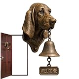 Türöffnungsglocke | Hundeförmiger Willkommens-Türklingel | Kunstharz Tier-Themen-Glockenspiel...