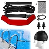 Schwimmgurt für Pool 3.6M Schwimmtrainer, Einstellbare Schwimmgürtel Geeignet für Jedes Pool Ohne...