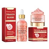 Straffende Creme Für Das Gesicht + Anti Falten Gesichtsserum, Dragons Blood Easy Cream 50g und...