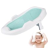 Babybadin atmungsaktive Babyliege 0-24 Monate mit Abflussloch-Säuglingsbadewanne Täglich tragbarer...