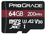 ProGrade Digital Memory Card – V30 microSD-Karte für DSLR – und Action-Kameras – Bis zu 200...