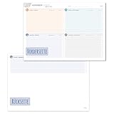 Häfft® A4 To-do-Listen Block quer, 50 Blatt - Aufgabenblock nach Eisenhower-Prinzip - nachhaltig &...