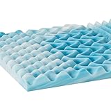 EGO HOME Komfortschaum Matratzentopper 160 x 200 cm | 5cm Höhe Schaumstoffplatte | Mattress Topper...