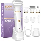 Rasierer Damen, 3-in-1 Intimrasierer für Frauen für Beine, Arme, Achseln und Bikinizone,...