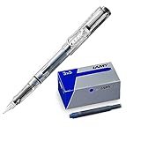 Lamy Set aus 1x safari vista transparenter Füllhalter Feder M und 1x T10 3er Set Tintenpatronen in...