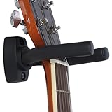 **Gitarrenhaken | Wandhalterung für Gitarre mit Gummibeschichtung | Einfach zu installieren,...