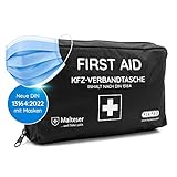 KFZ-Verbandtasche nach aktueller DIN 13164:2022 | Gültig für 2023 gemäß StVZO | Erste Hilfe...