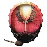 Schamanische Trommel – Einzigartiger Bodhran mit Drachentotem | Spirituelles Musikinstrument,...