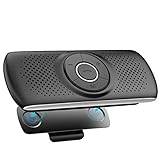 AGPTEK Freisprecheinrichtung für Auto, Bluetooth 5.0, integriertes Mikrofon, mit Clip für GPS,...