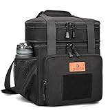 Taktische Lunchtasche, doppellagige isolierte Kühltasche für Herren Erwachsene wasserdichte...