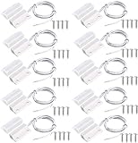 VISSQH 10 Paare NC Wired Tür Fenster Sensor Magnetschalter Haussicherheits Alarmsystem, Fenster- /...