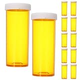 iplusmile 25 Stück Leere Tragbare Medikamentenfläschchen aus Pp mit Deckel Kompakte...