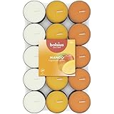 Bolsius - 30 Duft theelichter - Mango - Brenndauer von 3,5 Stunden - Durchmesser 38 mm –...
