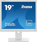 Iiyama Prolite B1980D-W5 48cm 19' LED-Monitor SXGA VGA DVI Höhenverstellung Pivot weiß